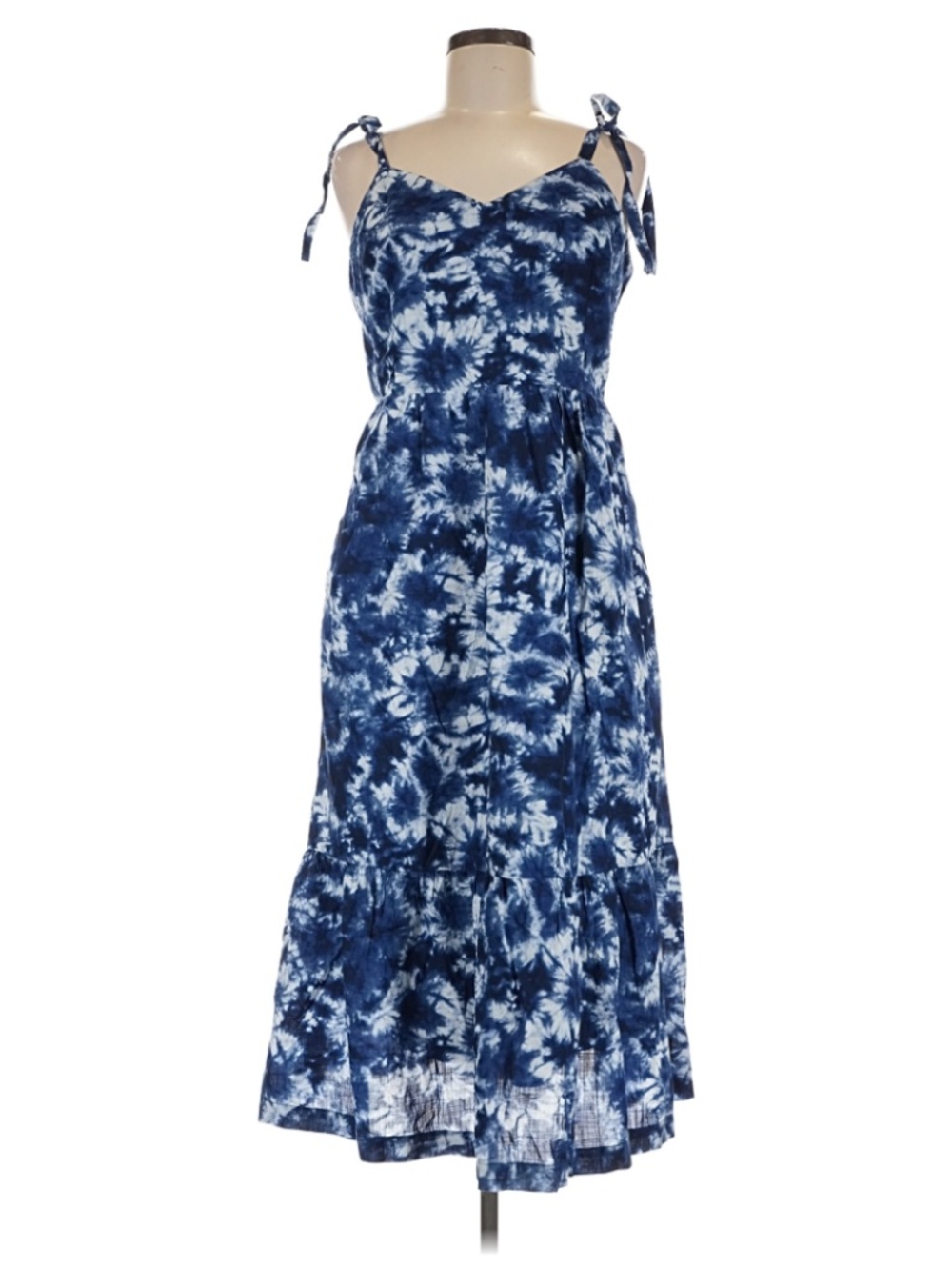 Gap Navy Tie Dye Midi Dress - Size 4